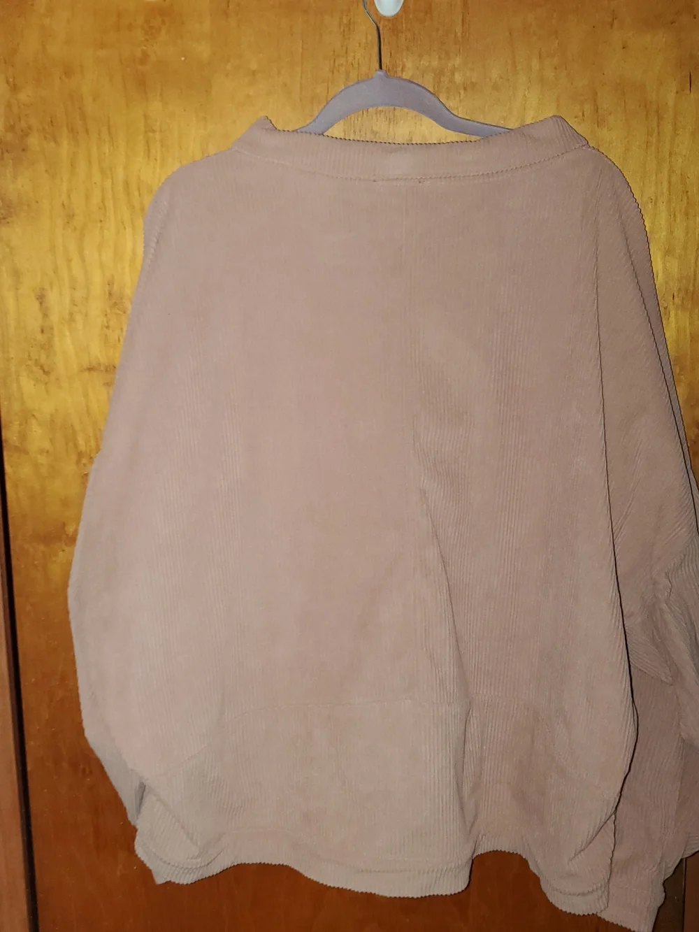 Andree Dusty Rose/Mauve Corduroy Shacket Jacket - Women's